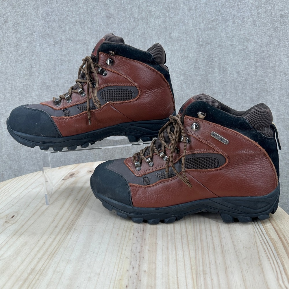 Itasca Hiking Boots Mens 9.5 Brown Waterproof Leather Nylon 4540260